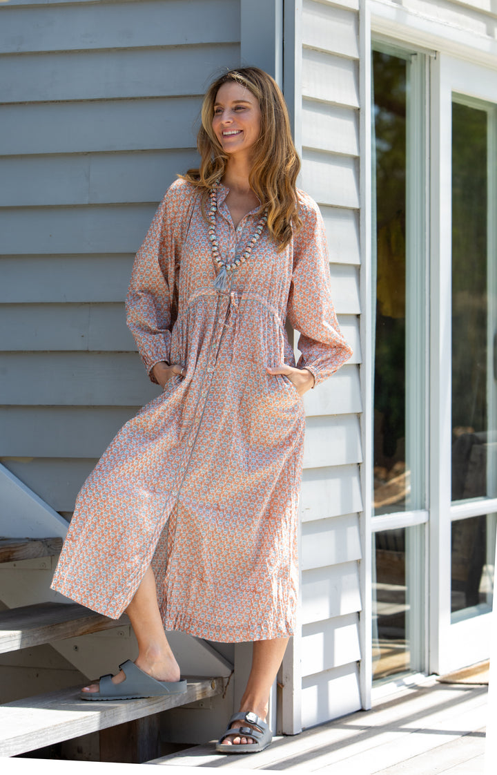 Mandalay Designs | Virgina Dress | Coral