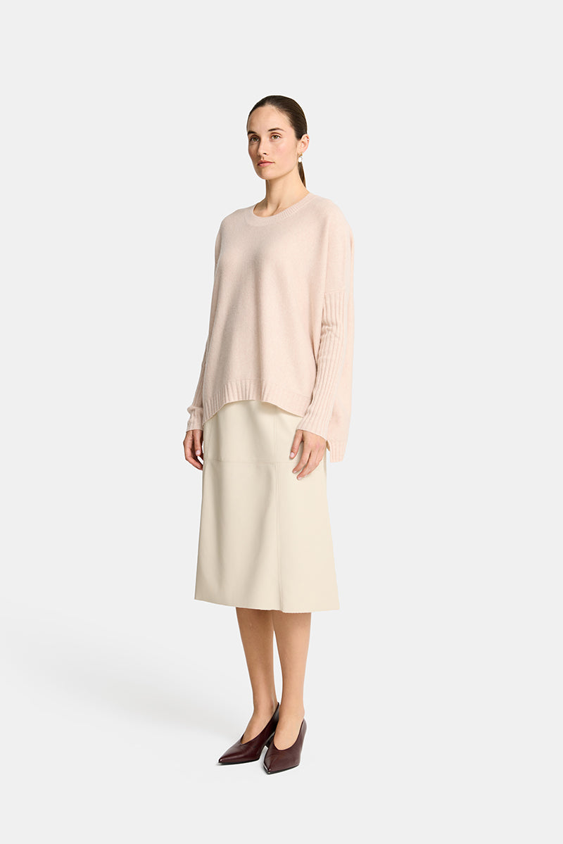 Arlington Milne | Sadie Crew Neck | Blush - Dutch Hideout