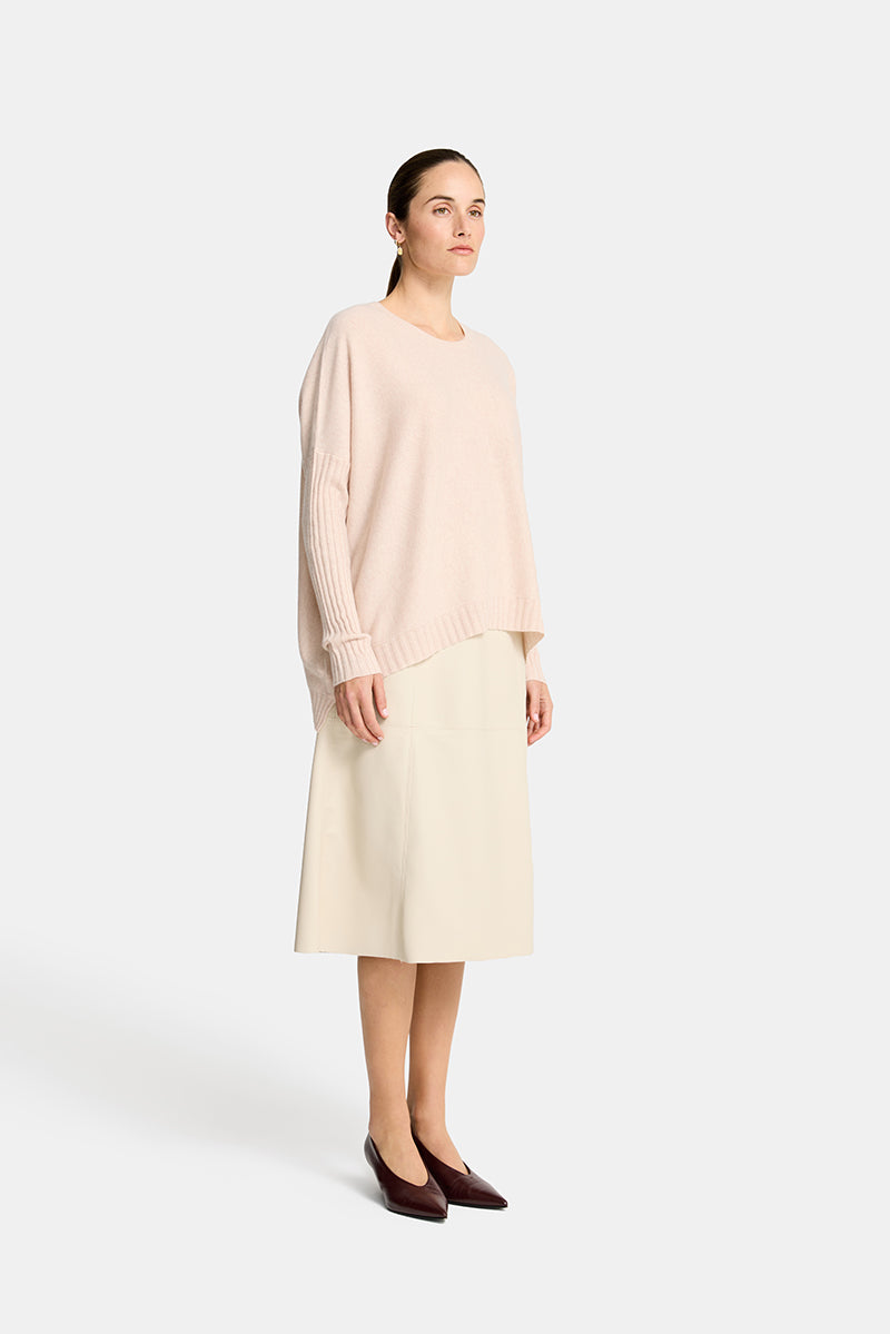 Arlington Milne | Sadie Crew Neck | Blush - Dutch Hideout