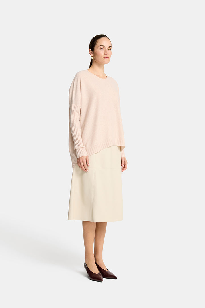 Arlington Milne | Sadie Crew Neck | Blush - Dutch Hideout