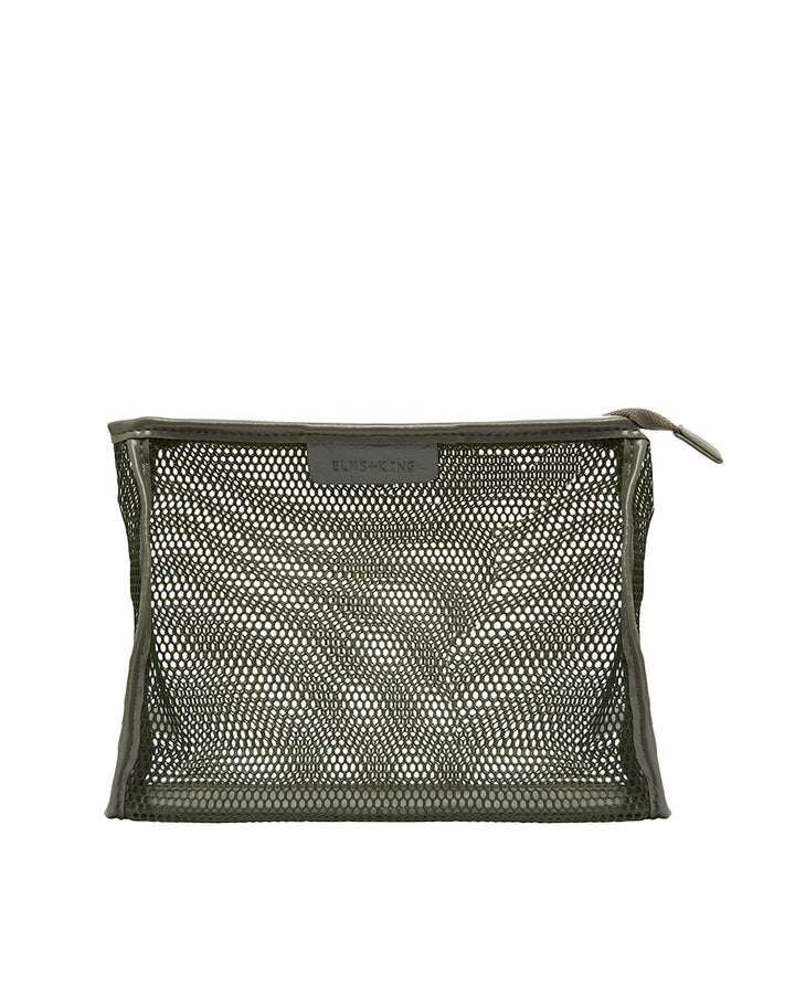 Elms + King | Large Santorini Case | Khaki Mesh