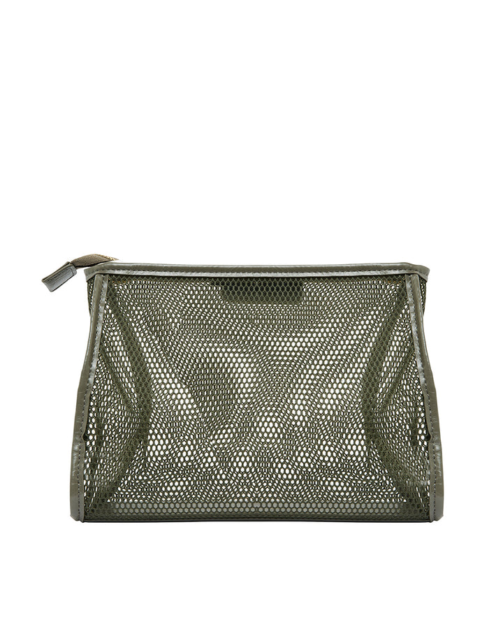 Elms + King | Large Santorini Case | Khaki Mesh