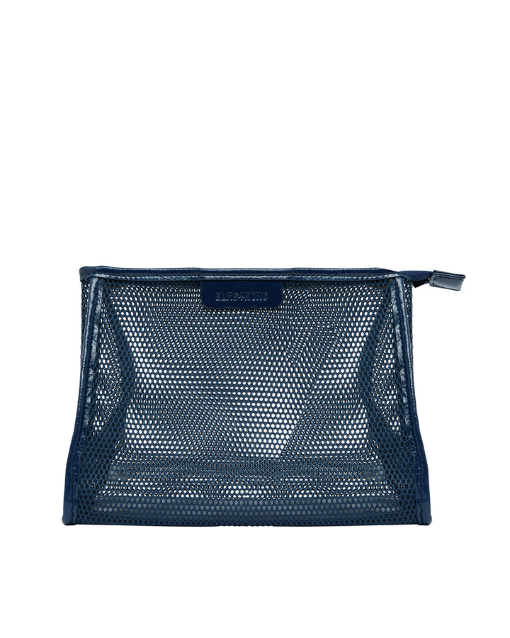 Elms + King | Large Santorini Case | Navy Mesh