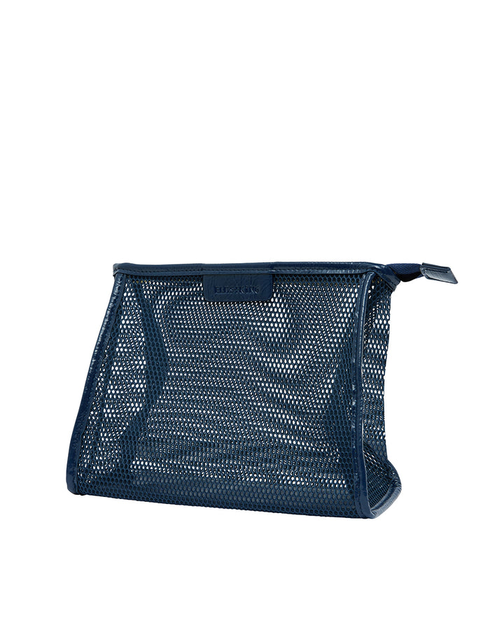 Elms + King | Large Santorini Case | Navy Mesh