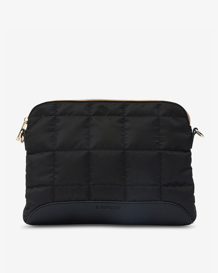 Elms + King | Soho Crossbody | Black / Oyster