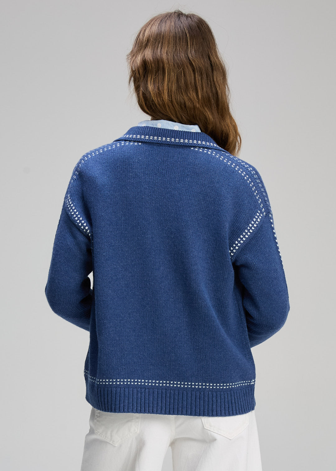 Zaket & Plover | Tailored Cardi | Indigo - Dutch Hideout