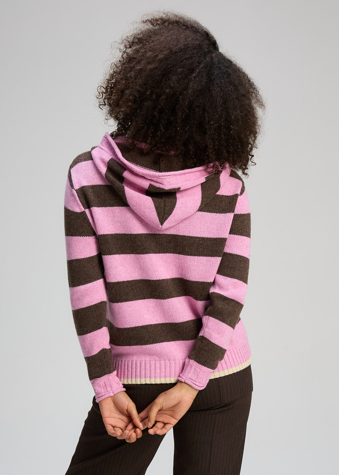 Zaket & Plover | Easy Stripe Hoodie | Truffle - Dutch Hideout