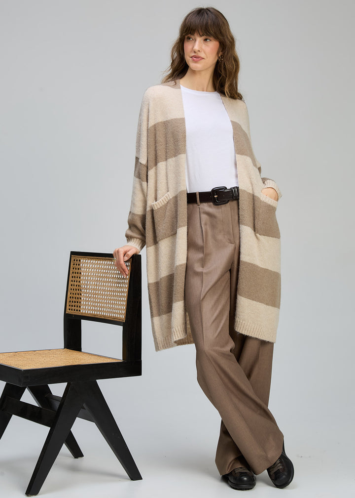 Zaket & Plover | LL Luxe Cardi | Mink - Dutch Hideout