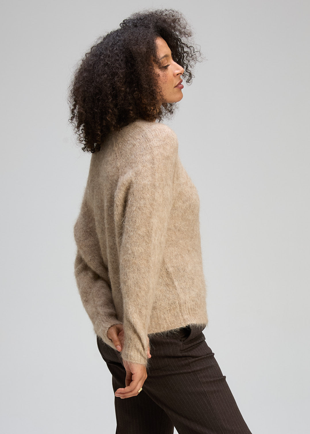 Zaket & Plover | Alpaca Cardi | Bark - Dutch Hideout