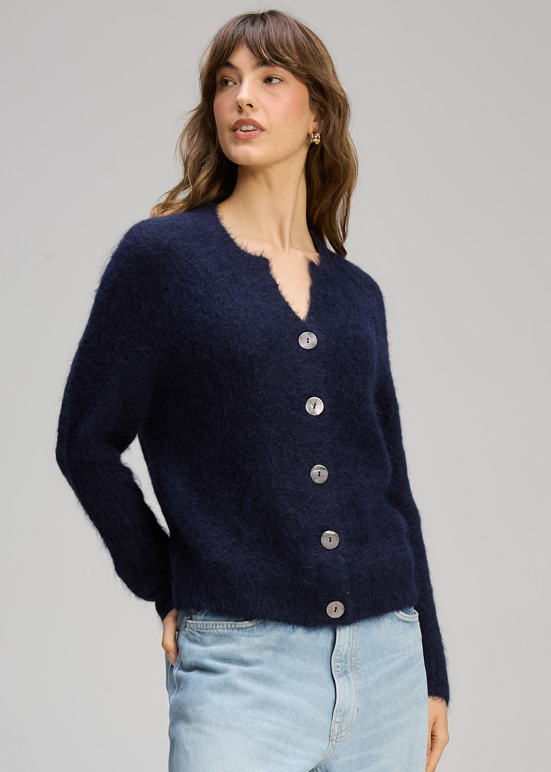 Zaket & Plover | Alpaca Cardi | Midnight - Dutch Hideout
