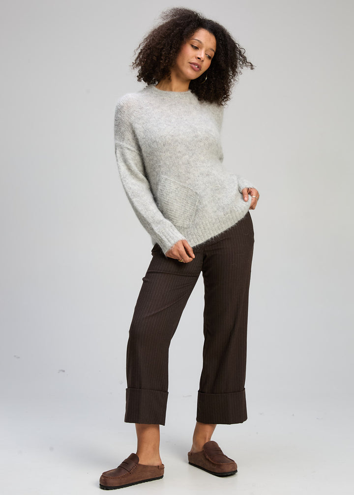 Zaket & Plover | Alpaca Jumper | Marl Grey - Dutch Hideout