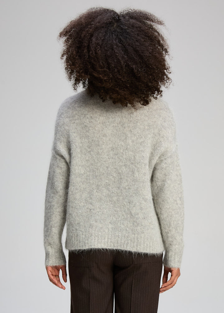 Zaket & Plover | Alpaca Jumper | Marl Grey - Dutch Hideout