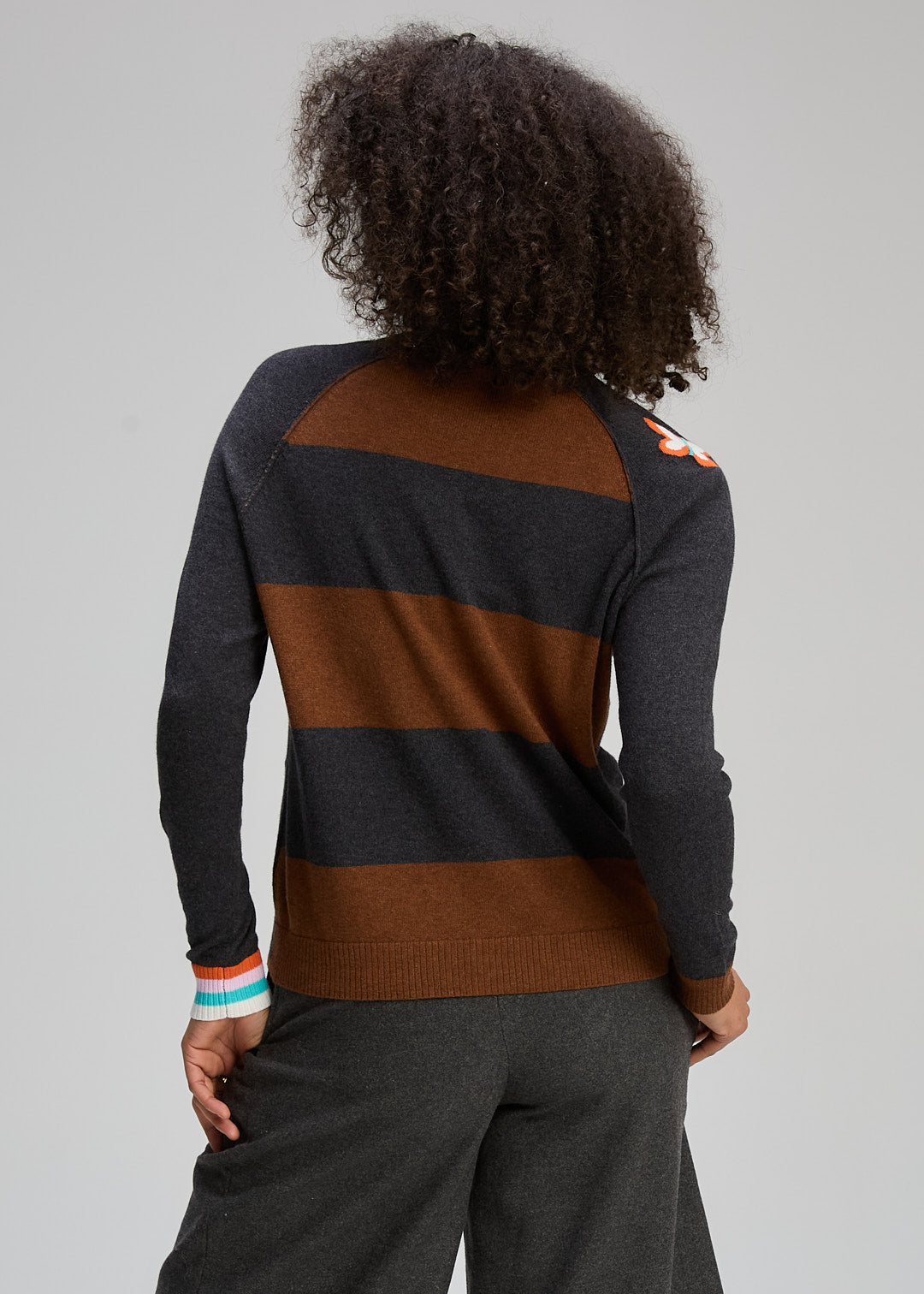 Zaket & Plover | Good Energy Cardi | Charcoal - Dutch Hideout