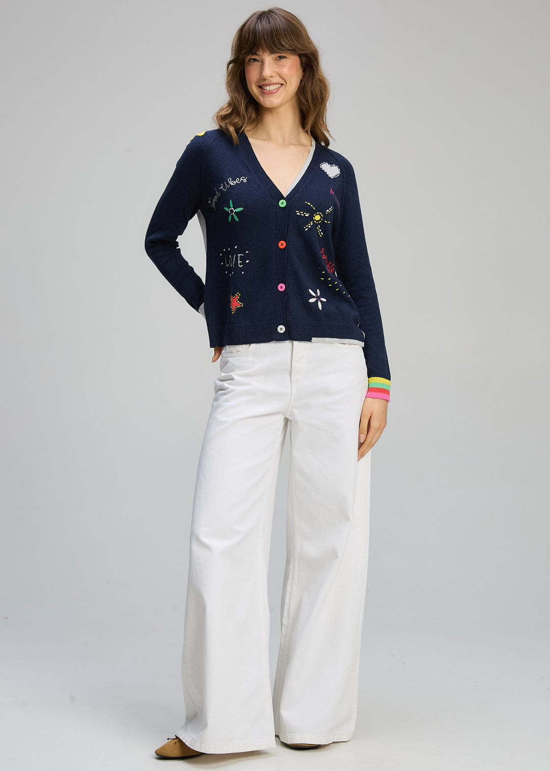 Zaket & Plover | Good Energy Cardi |Denim - Dutch Hideout