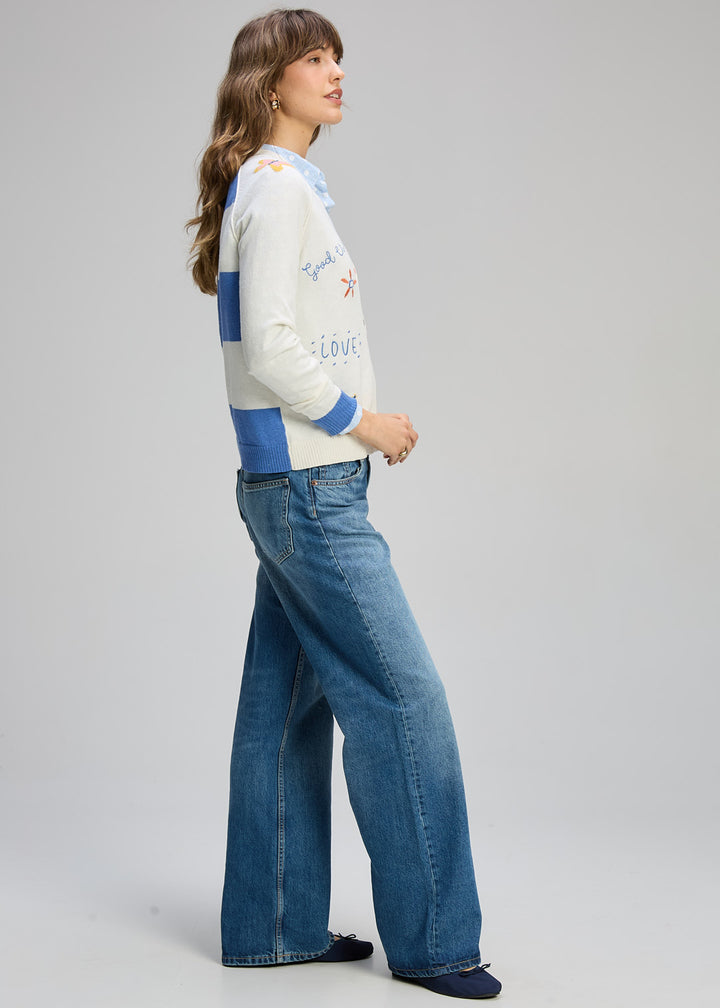 Zaket & Plover | Good Energy Cardi | White - Dutch Hideout