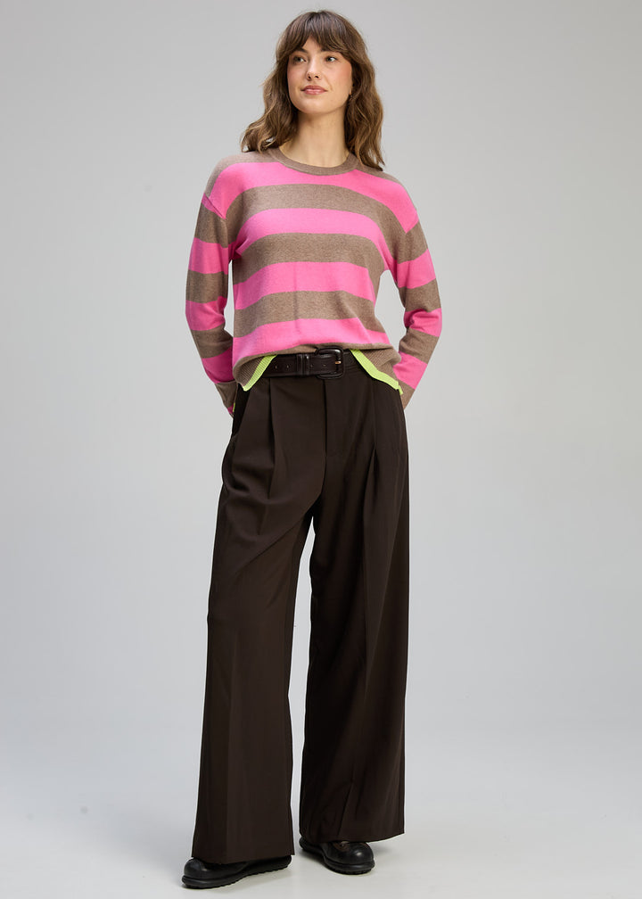 Zaket & Plover | Stripe Clash | Walnut - Dutch Hideout