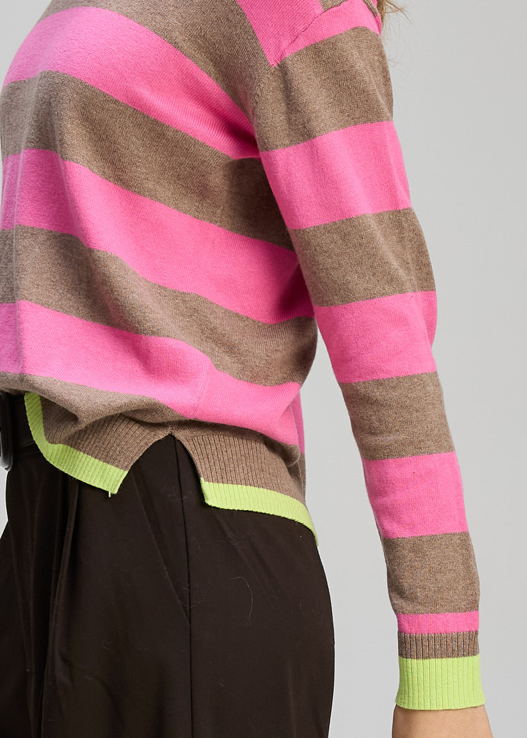 Zaket & Plover | Stripe Clash | Walnut - Dutch Hideout