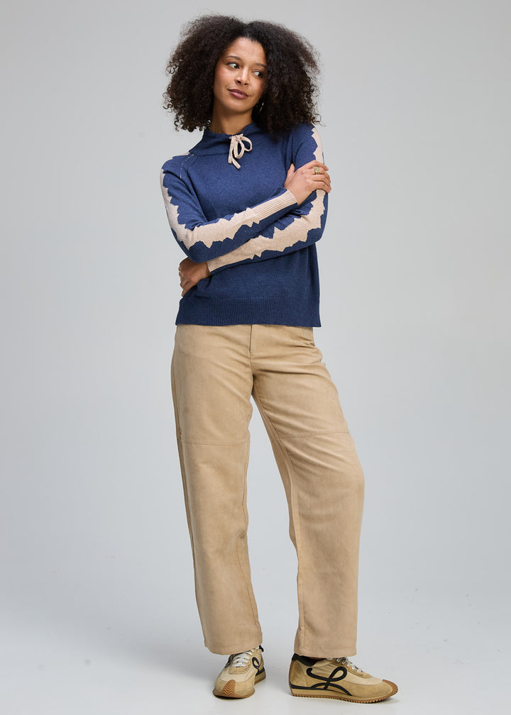 Zaket & Plover | Graphic Neck Cord | Denim - Dutch Hideout