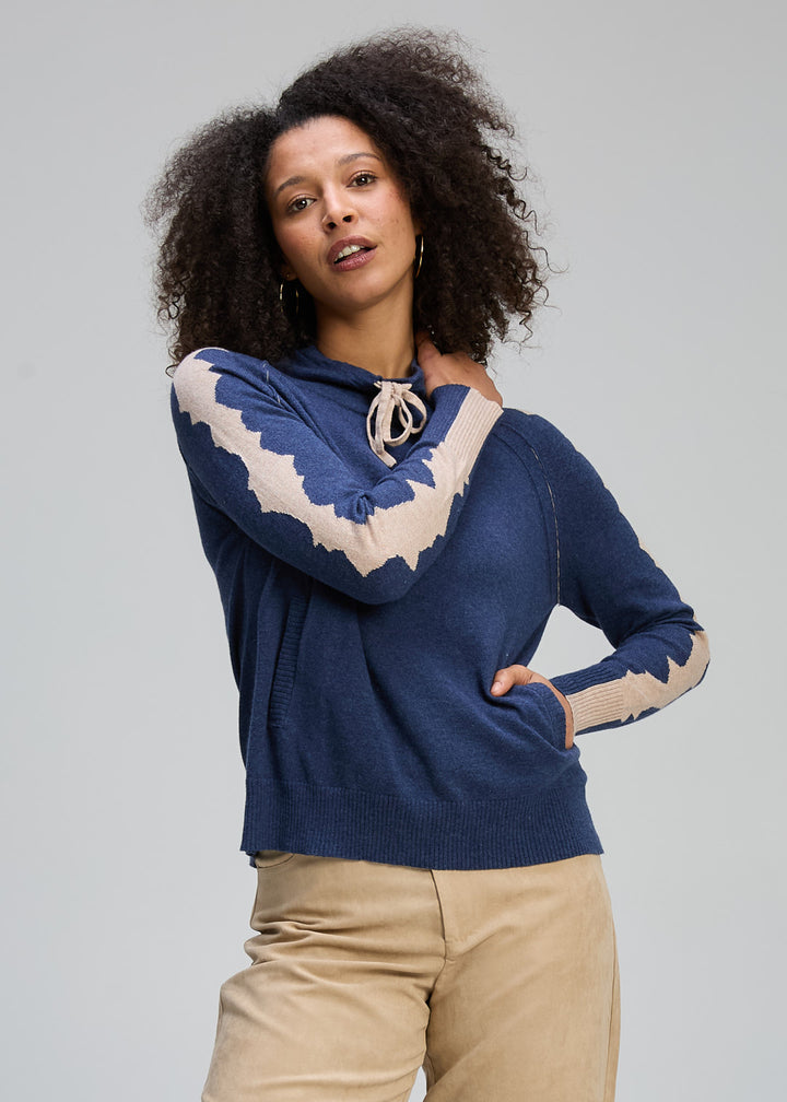 Zaket & Plover | Graphic Neck Cord | Denim - Dutch Hideout