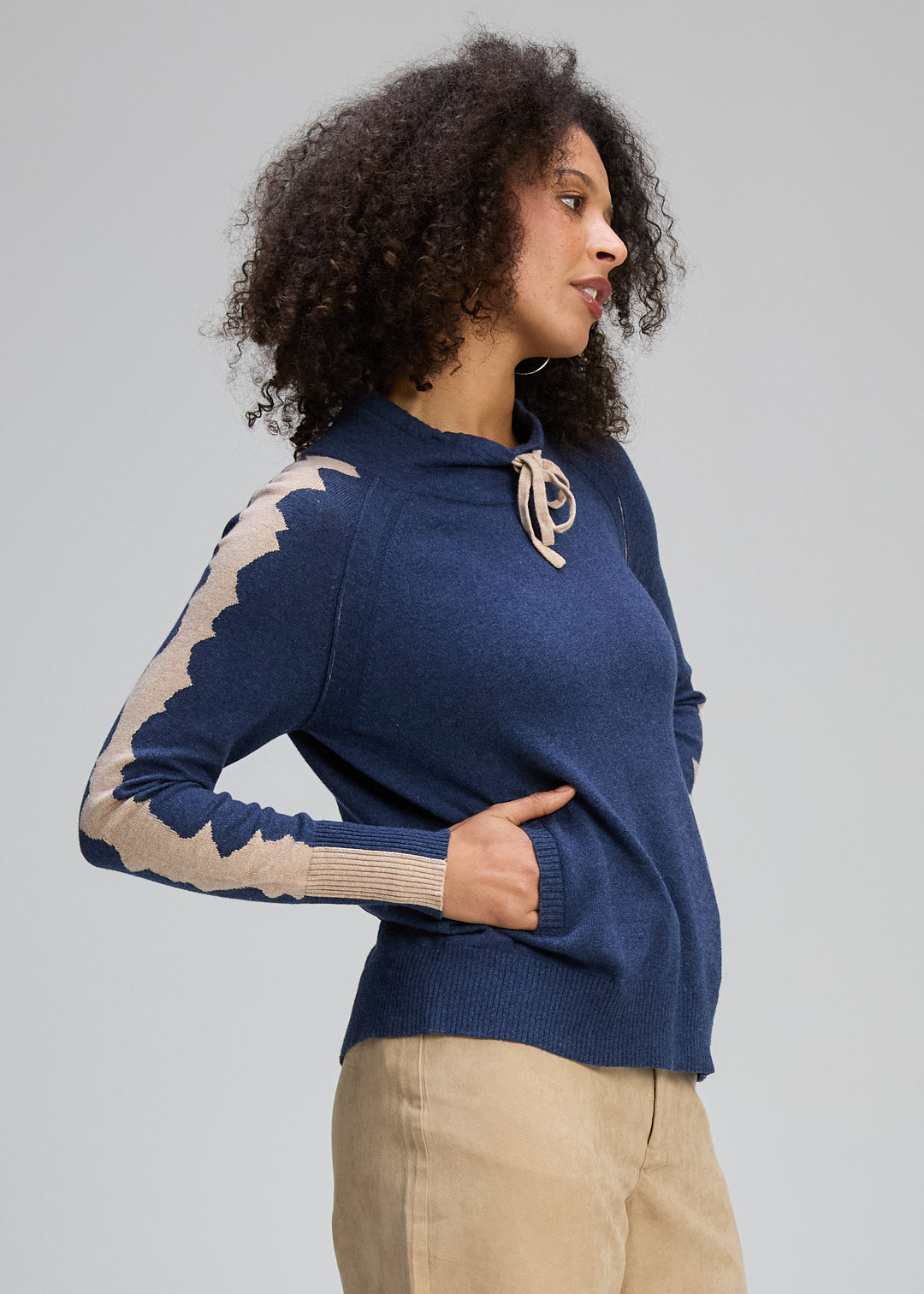 Zaket & Plover | Graphic Neck Cord | Denim - Dutch Hideout