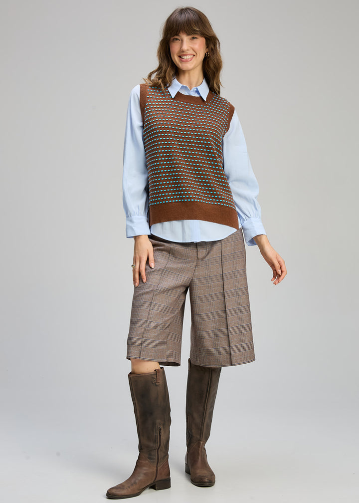 Zaket & Plover | Textured Tank | Coffee - Dutch Hideout