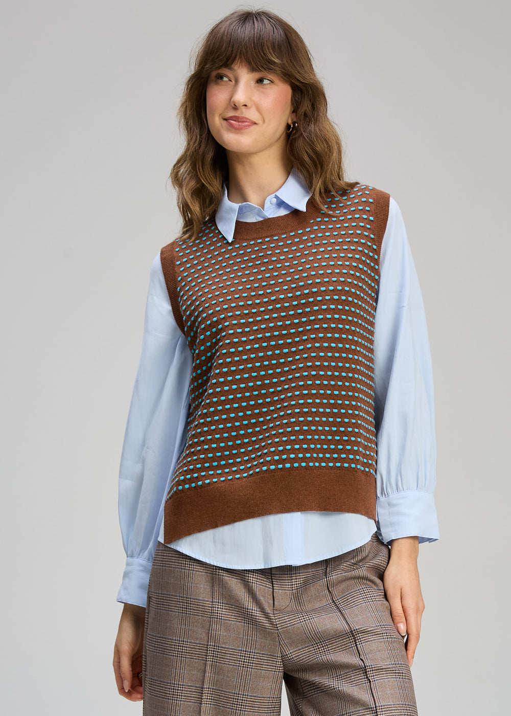 Zaket & Plover | Textured Tank | Coffee - Dutch Hideout