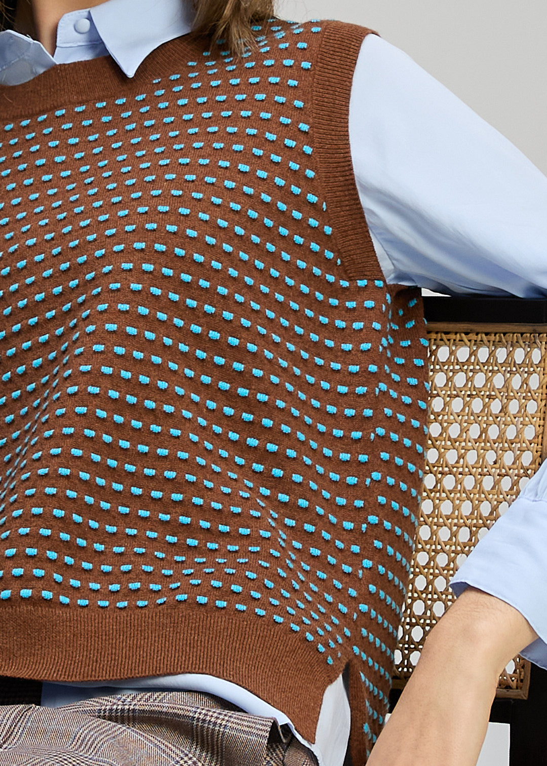 Zaket & Plover | Textured Tank | Coffee - Dutch Hideout