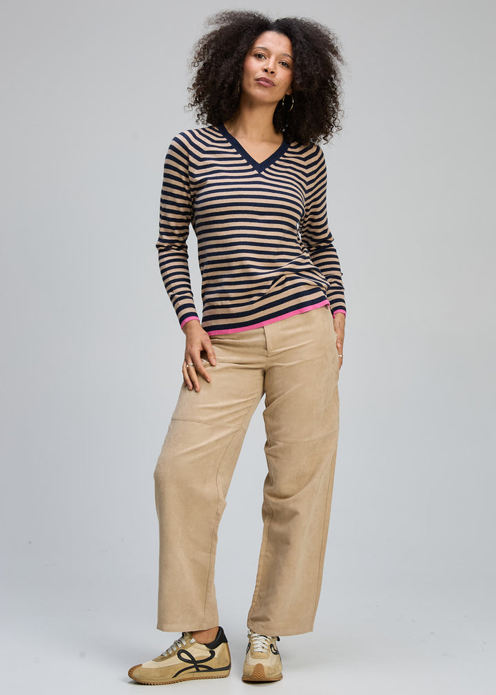 Zaket & Plover | Stripe V Essential | DK Denim - Dutch Hideout