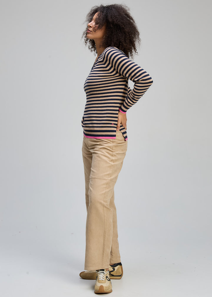 Zaket & Plover | Stripe V Essential | DK Denim - Dutch Hideout