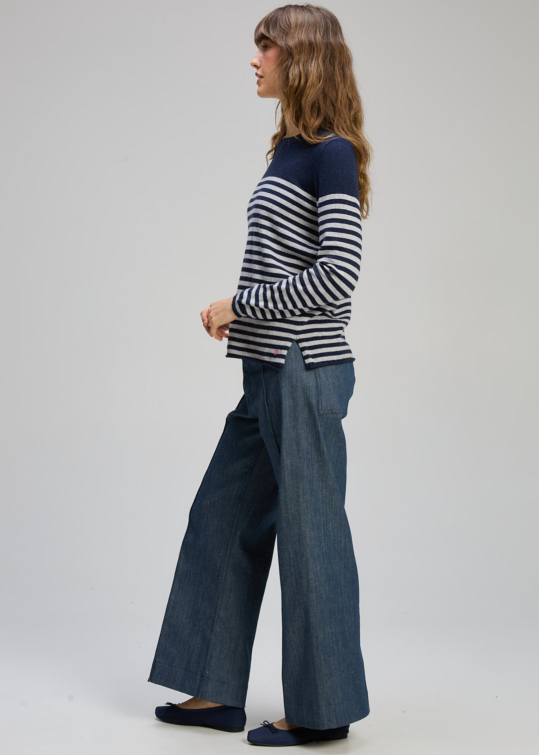 Zaket & Plover | Detail Stripe Crew | DK Denim - Dutch Hideout