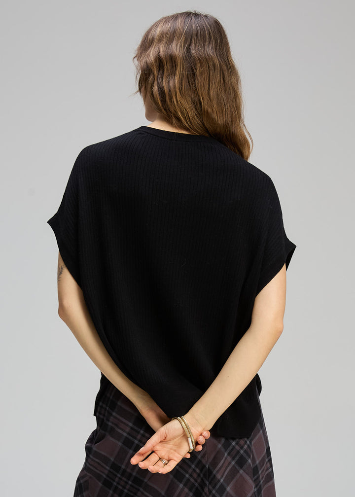 Zaket & Plover | Sleeveless Crew Essential | Black - Dutch Hideout