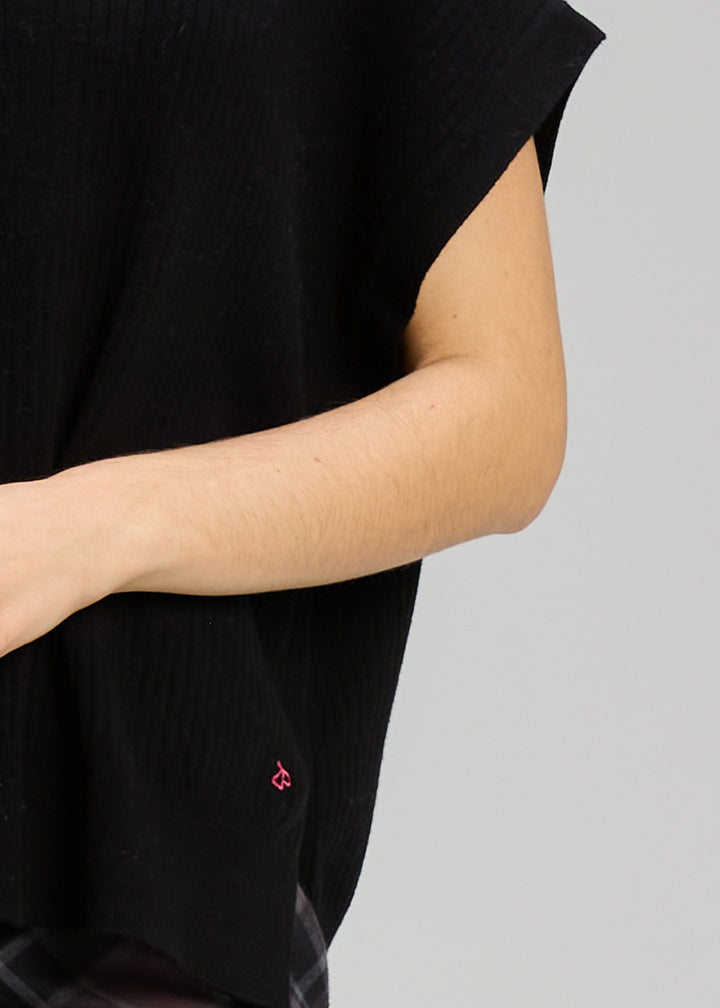 Zaket & Plover | Sleeveless Crew Essential | Black - Dutch Hideout