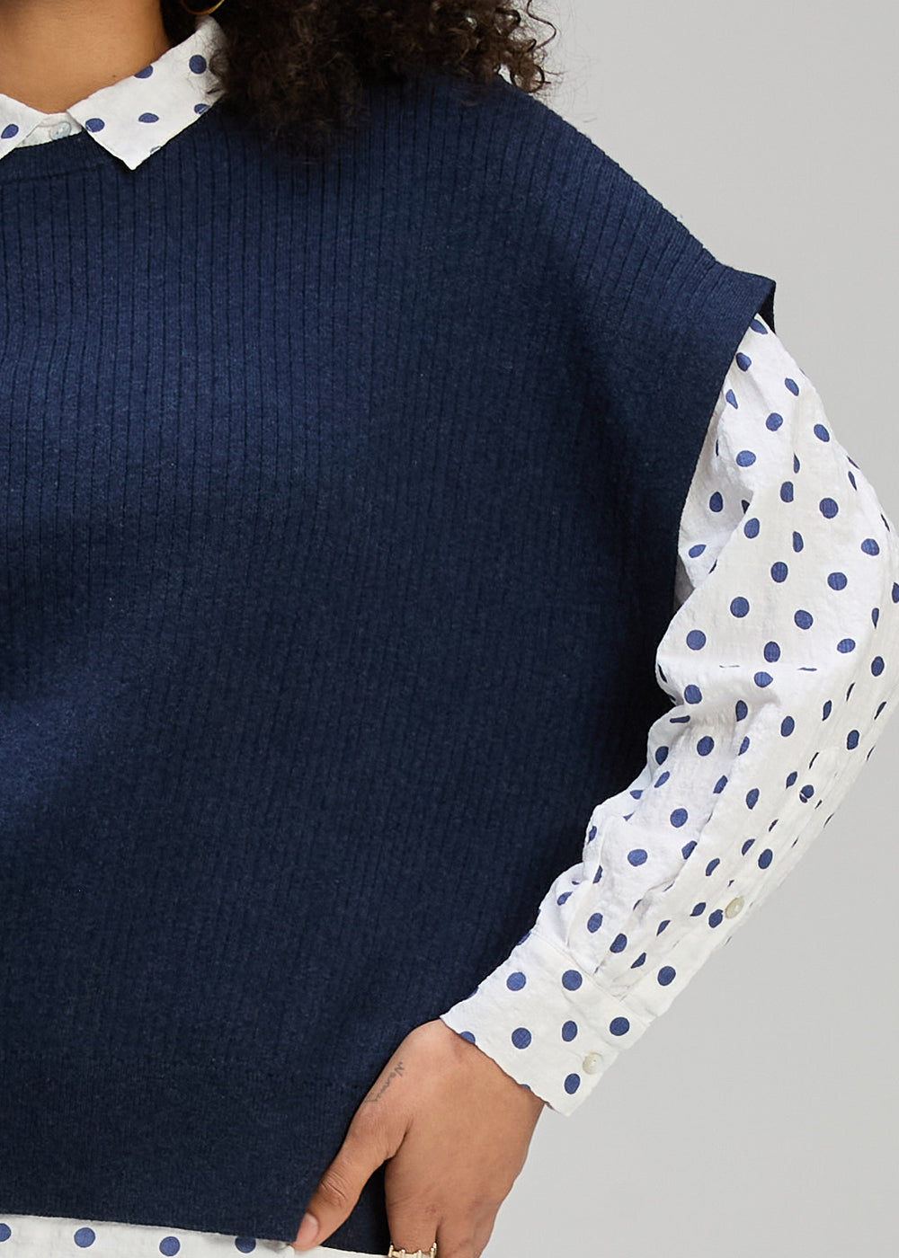 Zaket & Plover | Sleeveless Crew Essential | DK Denim - Dutch Hideout