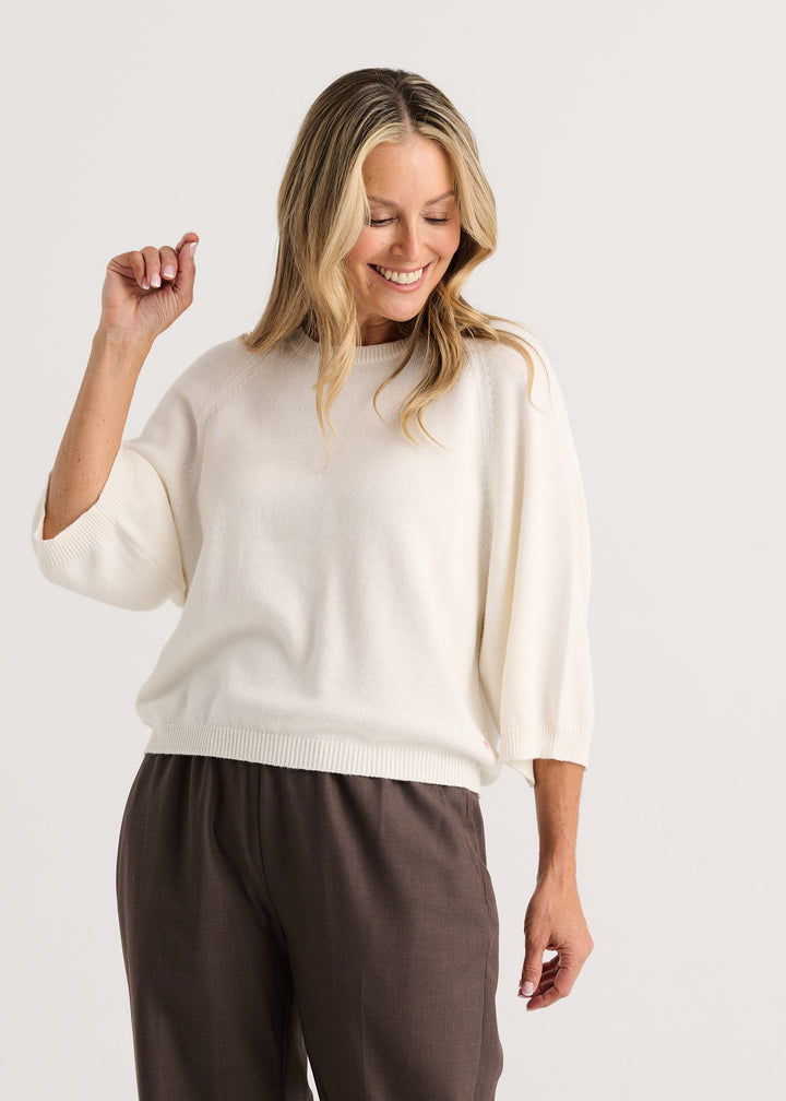 Zaket & Plover | Boxy Crew Essential | Salt - Dutch Hideout