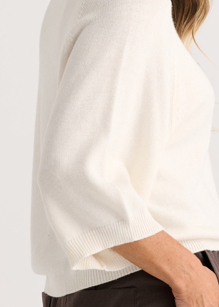 Zaket & Plover | Boxy Crew Essential | Salt - Dutch Hideout