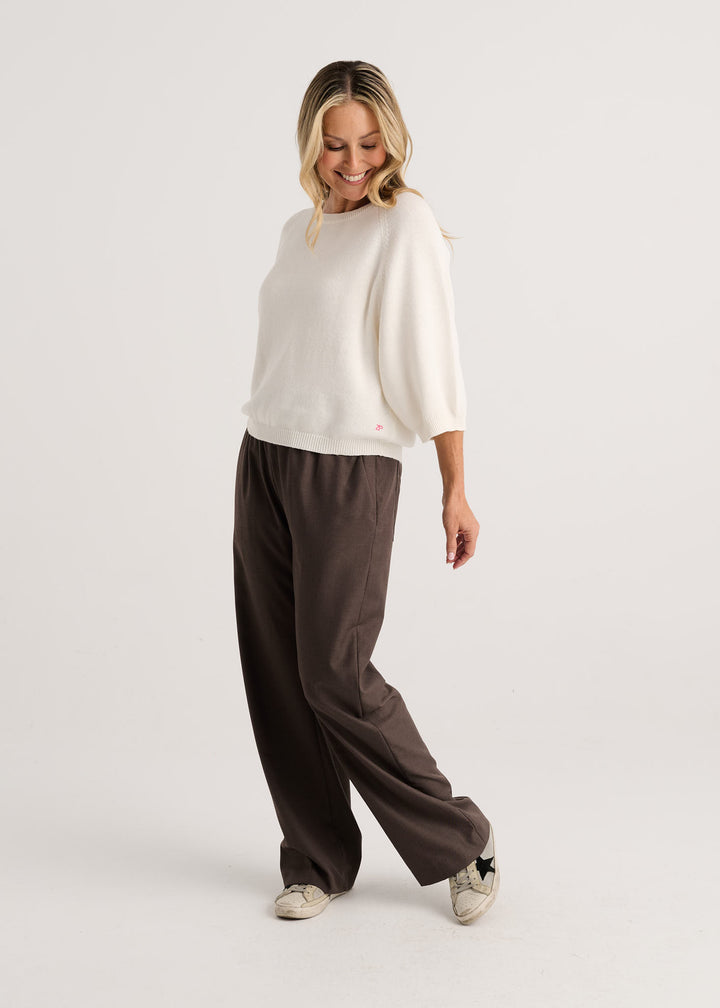 Zaket & Plover | Boxy Crew Essential | Salt - Dutch Hideout