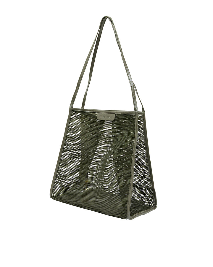 Elms + King | Zanzibar Bag | Khaki Mesh