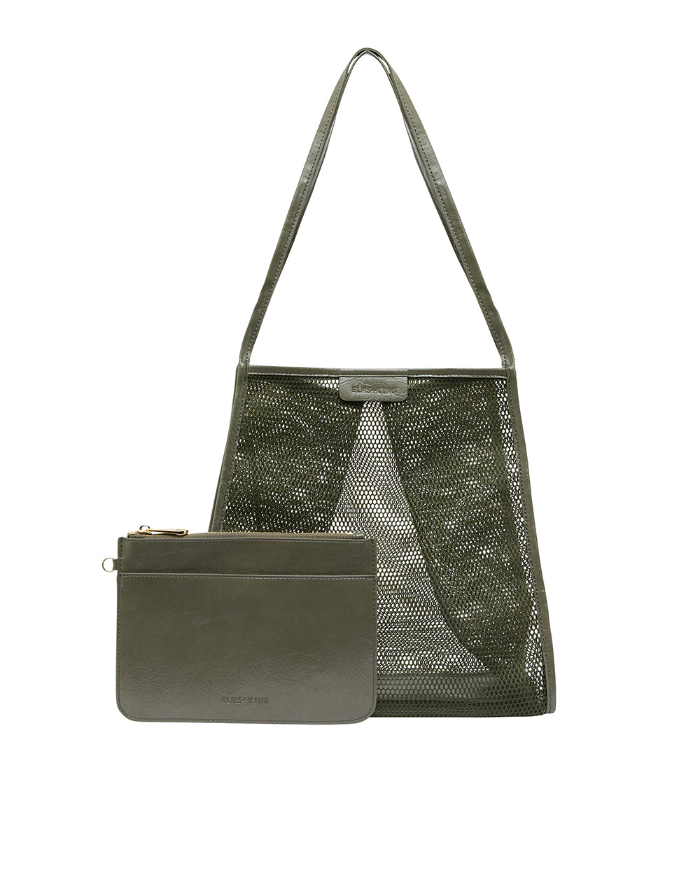 Elms + King | Zanzibar Bag | Khaki Mesh