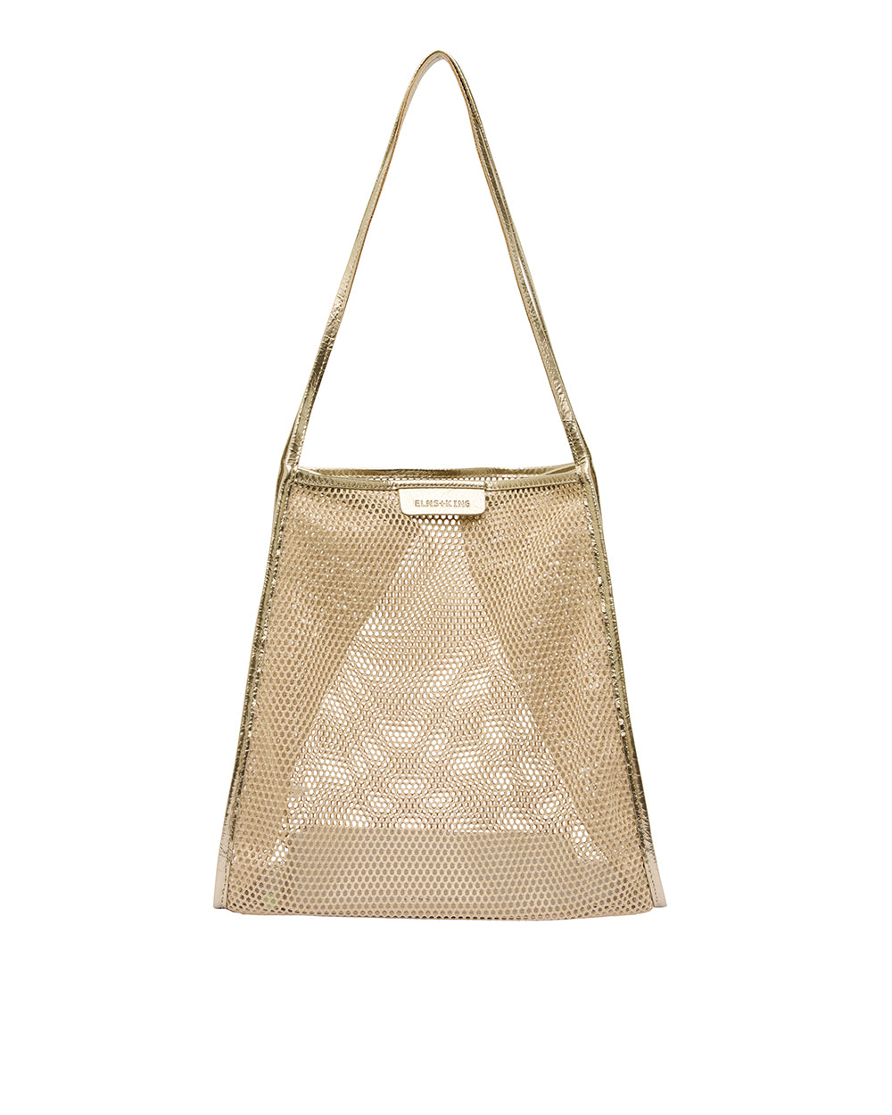 Elms + King | Zanzibar Bag | Taupe Mesh