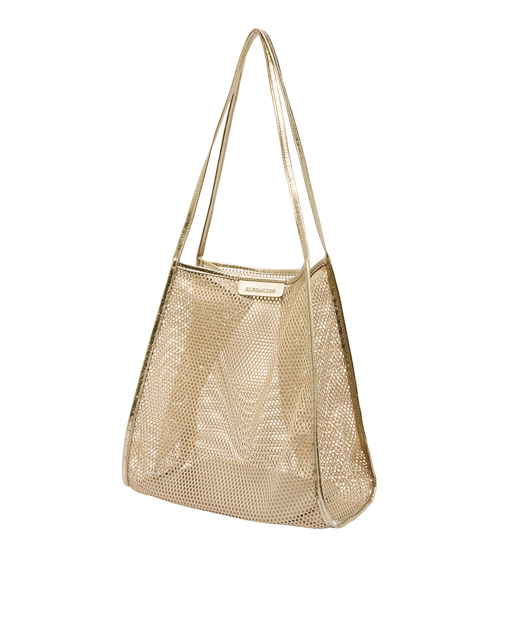 Elms + King | Zanzibar Bag | Taupe Mesh