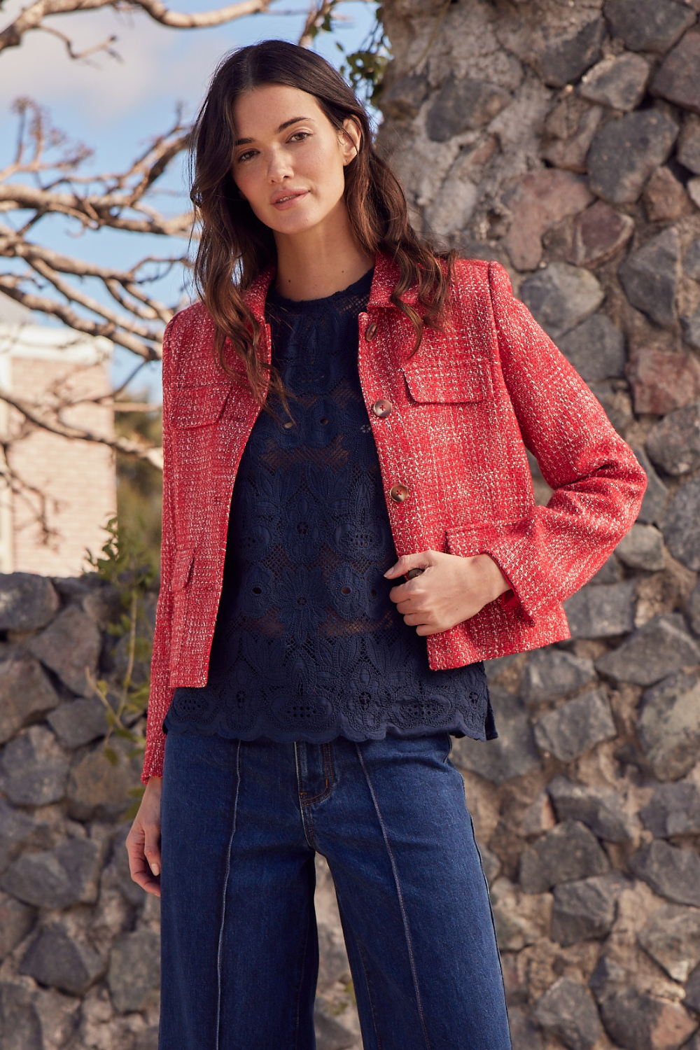 Zoe Kratzmann | Adjoin Jacket | Fire Boucle