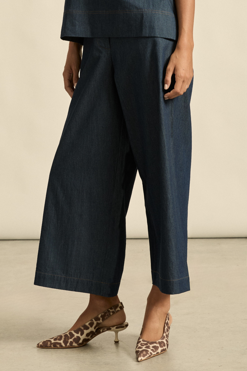 Zoe Kratzmann | Astute Pant | Dark Chambray
