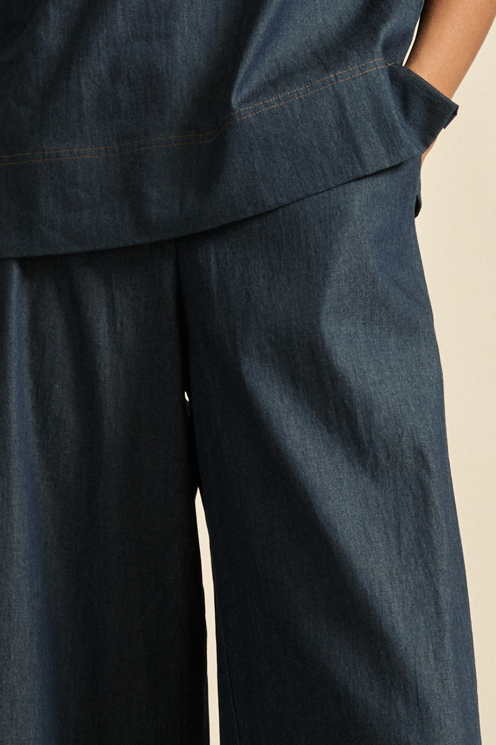 Zoe Kratzmann | Astute Pant | Dark Chambray