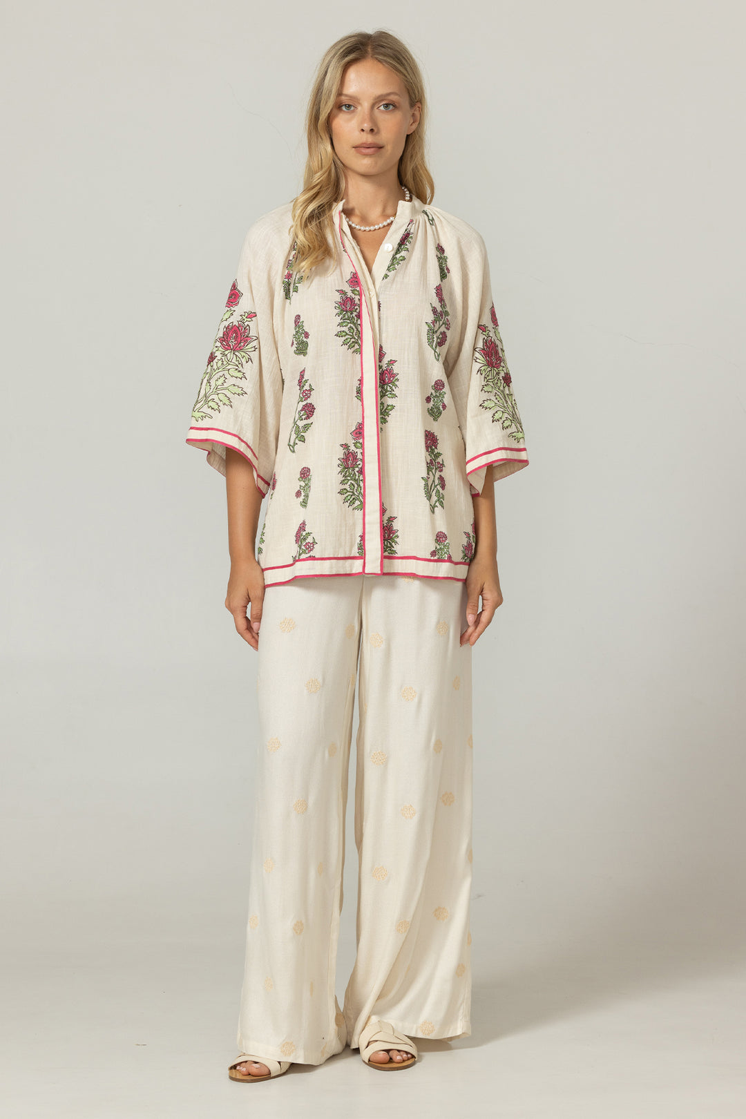 Miss June Paris | Grace Blouse | Off-white Ecru