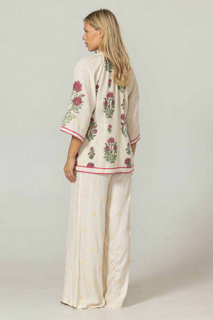 Miss June Paris | Grace Blouse | Off-white Ecru