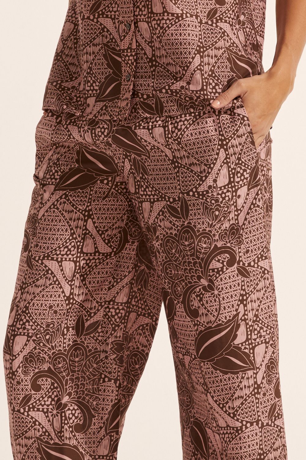 Zoe Kratzmann | Breeze Pant | Cacao Batik