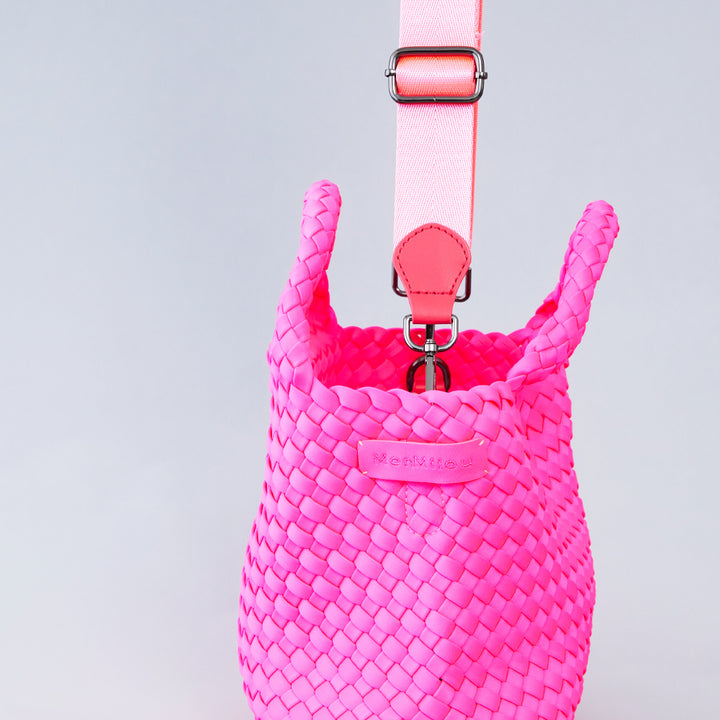 Mon Milou | Paris Bucket Crossbody | Hot Pink