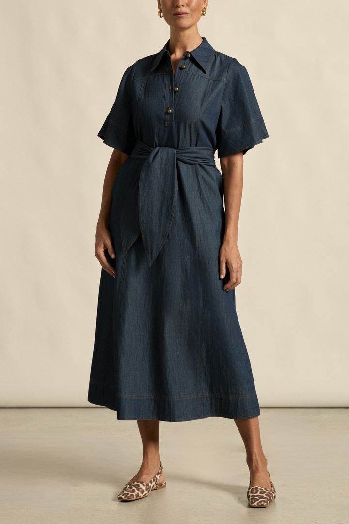 Zoe Kratzmann | Cameo Dress | Dark Chambray