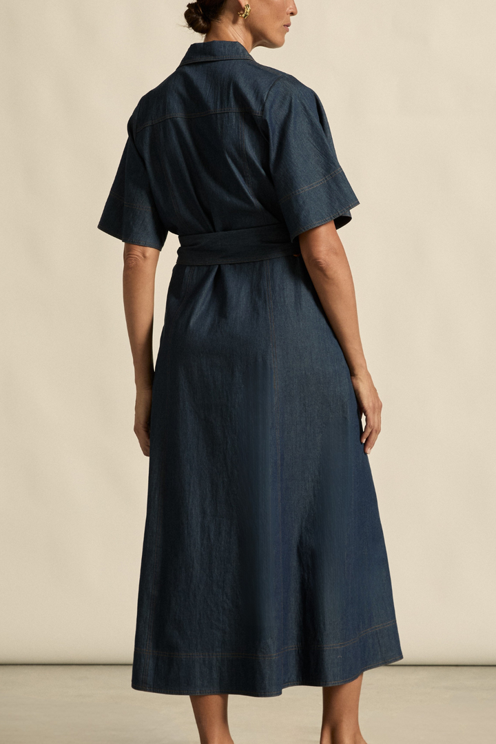 Zoe Kratzmann | Cameo Dress | Dark Chambray