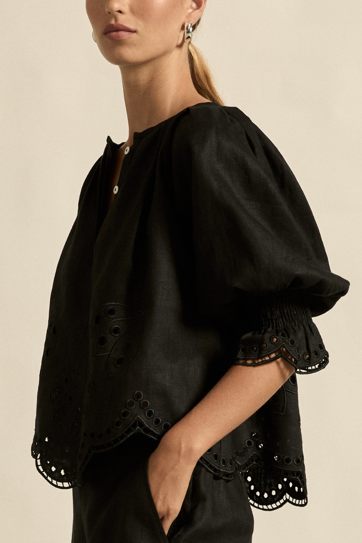 Zoe Kratzmann | Dawn Top | Black